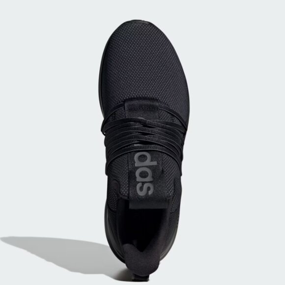 adidas Lite Racer Adapt 7.0 Men's Sneaker WIDE FIT 'Triple Black' (IE8684) NEW - Picture 2 of 6